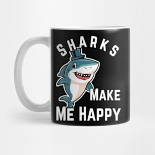 Funny Shark Happy Mug